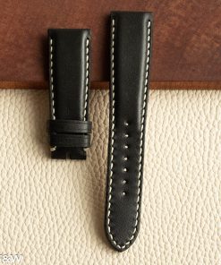 black deployant watch strap