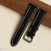 21mm leather watch strap