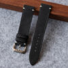 black nubuck watch strap