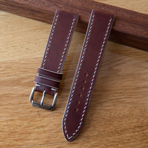 Watch Strap - Natural Leather, Brown, SLIM - Apache