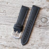 black padded rubber watch strap